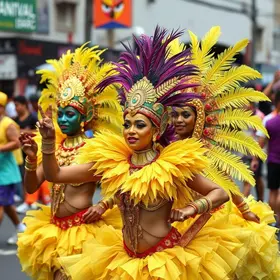 talento dos artistas do Carnaval carioca