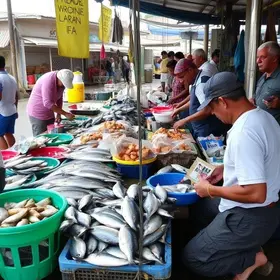 Feira do Peixe em Uruguaiana