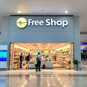 primeiro free shop em aeroporto apenas para voos domésticos