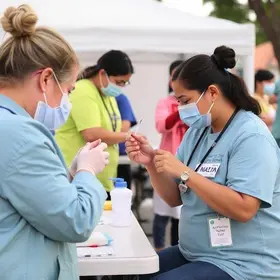 Santa Maria Dia D contra a gripe