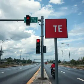 sistema de pare e siga na BR-392