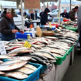 vendas de peixe para a sexta-feira santa