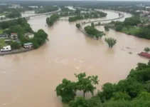 inundação do rio Uruguai