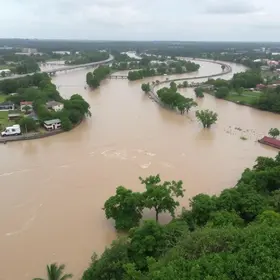 inundação do rio Uruguai
