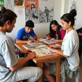 Oficina de histórias em quadrinhos