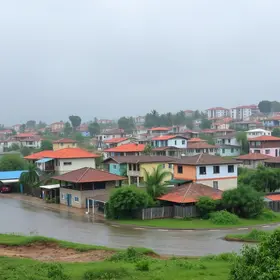 chuva e vento
