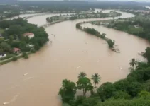 elevação do rio Uruguai