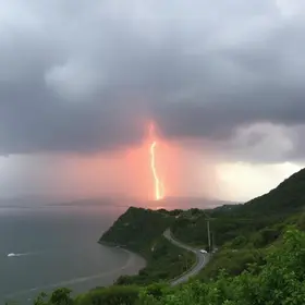 alerta amarelo para tempestades no RS