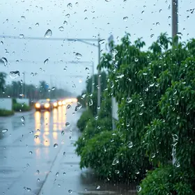 chuva causa estragos na região Central