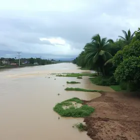 Defesa Civil inundação Rio Uruguai Itaqui Uruguaiana
