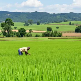 lavouras de arroz