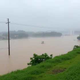 inundações em rios