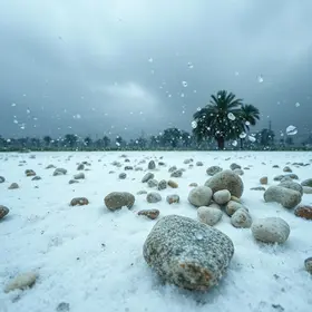 chuva de granizo