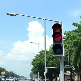 novos semáforos na faixa velha de Camobi