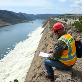 simulação de emergência na barragem DNOS