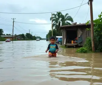 avançar das águas